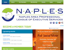Tablet Screenshot of naplesgroup.com